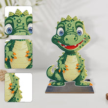 Load image into Gallery viewer, Wooden Crystal Painting Desktop Kit Diamond Art Table Decor (Dragon Baby #4)
