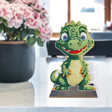 Load image into Gallery viewer, Wooden Crystal Painting Desktop Kit Diamond Art Table Decor (Dragon Baby #4)
