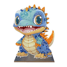 Load image into Gallery viewer, Wooden Crystal Painting Desktop Kit Diamond Art Table Decor (Dragon Baby #5)
