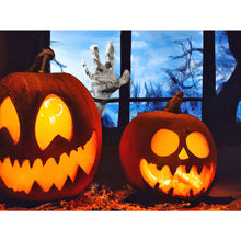 Load image into Gallery viewer, Diamond Painting - Full Round - Halloween pumpkin lantern (40*30CM)
