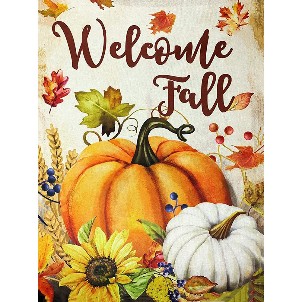 Diamond Painting - Full Round - pumpkin (30*40CM)