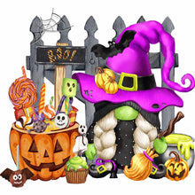 Load image into Gallery viewer, Diamond Painting - Full Round - halloween gnome (30*30CM)

