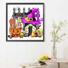 Load image into Gallery viewer, Diamond Painting - Full Round - halloween gnome (30*30CM)
