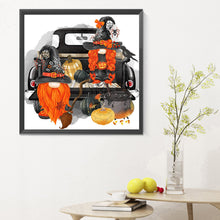Load image into Gallery viewer, Diamond Painting - Full Round - halloween gnome (30*30CM)
