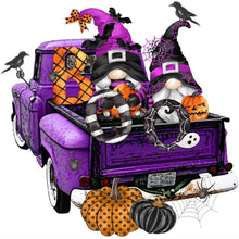 Load image into Gallery viewer, Diamond Painting - Full Round - halloween gnome (30*30CM)
