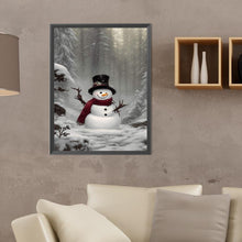 Load image into Gallery viewer, Diamond Painting - Full Round - snowy snowman (30*40CM)
