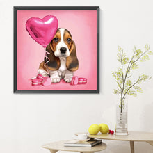 Load image into Gallery viewer, Diamond Painting - Full Round - loving puppy (30*30CM)
