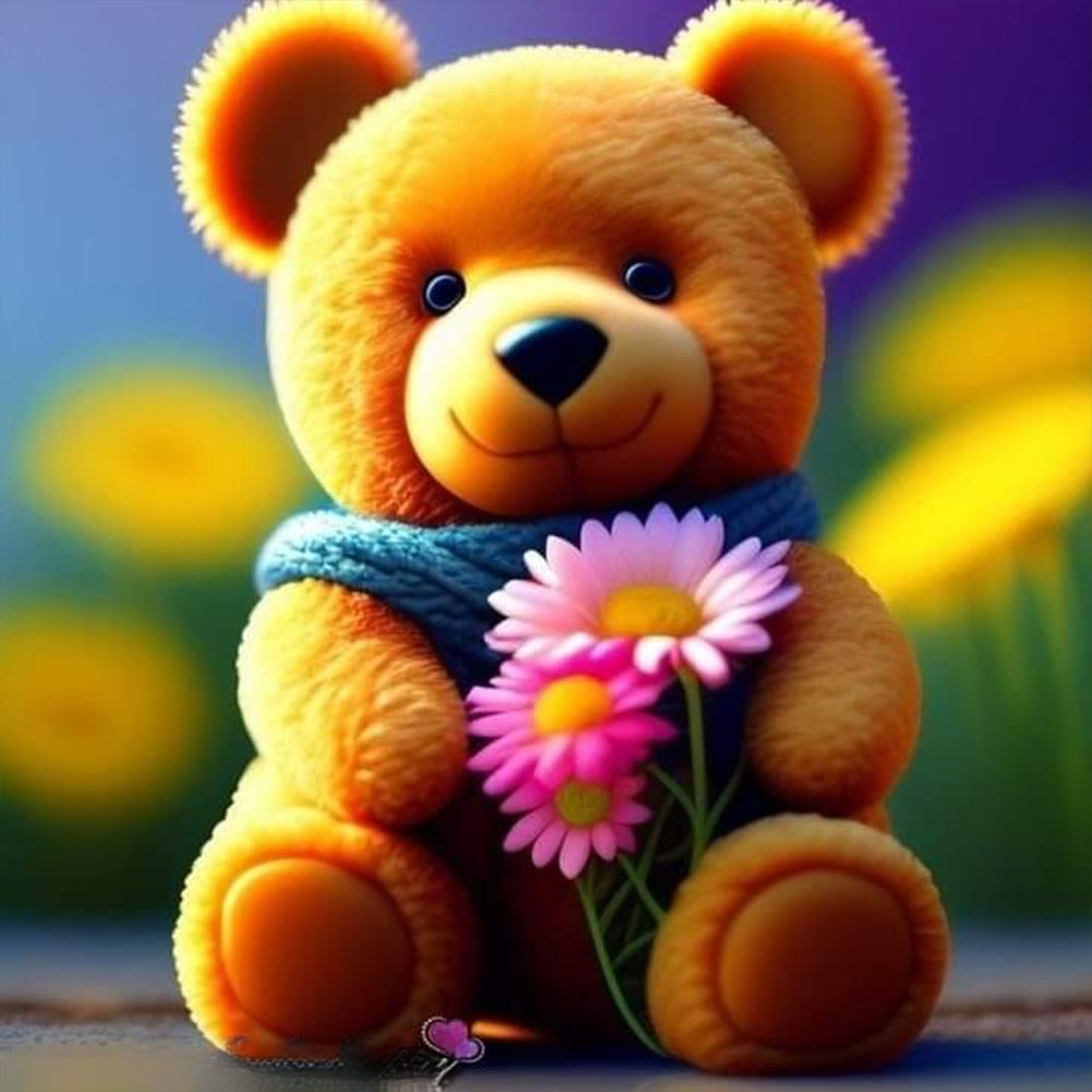 Diamond Painting - Full Round - bear (30*30CM)