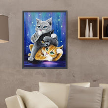 Load image into Gallery viewer, Diamond Painting - Full Round - cat mischief (30*40CM)
