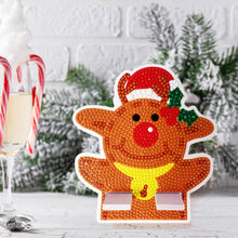 Load image into Gallery viewer, Diamond Painting Desktop Cellphone Stand Best Gift for Girls (Christmas Elk)
