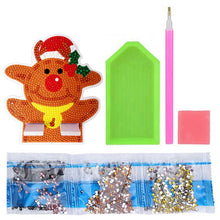 Load image into Gallery viewer, Diamond Painting Desktop Cellphone Stand Best Gift for Girls (Christmas Elk)
