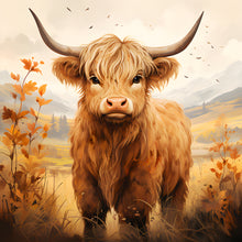 Load image into Gallery viewer, Diamond Painting - Full Round - highland yak (30*30CM)

