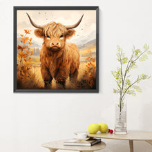 Load image into Gallery viewer, Diamond Painting - Full Round - highland yak (30*30CM)
