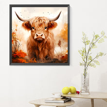 Load image into Gallery viewer, Diamond Painting - Full Round - highland yak (30*30CM)
