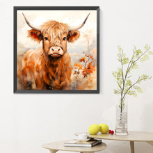 Load image into Gallery viewer, Diamond Painting - Full Round - highland yak (30*30CM)
