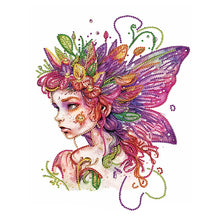 Load image into Gallery viewer, Diamond Painting - Partial Special Shaped - butterfly elf (30*40CM)
