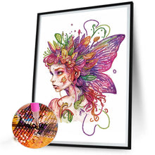 Load image into Gallery viewer, Diamond Painting - Partial Special Shaped - butterfly elf (30*40CM)
