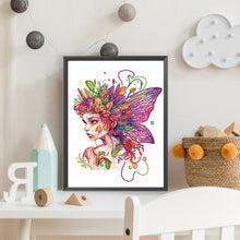 Load image into Gallery viewer, Diamond Painting - Partial Special Shaped - butterfly elf (30*40CM)
