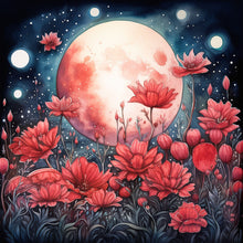 Load image into Gallery viewer, Diamond Painting - Full Round - Mangrove forest under moonlight (30*30CM)
