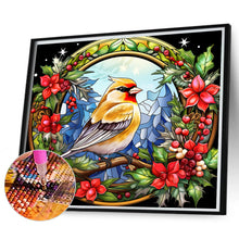 Load image into Gallery viewer, Diamond Painting - Full Round - glass art bird (35*30CM)
