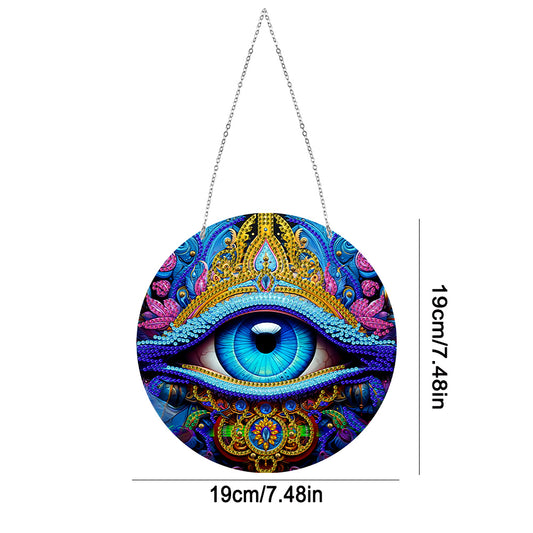 Suncatcher Double Sided Special Shape Crystal Painting Ornaments Pumpkin Monster