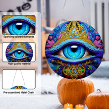 Load image into Gallery viewer, Suncatcher Double Sided Special Shape Crystal Painting Ornaments Pumpkin Monster
