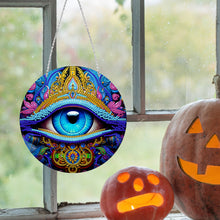 Load image into Gallery viewer, Suncatcher Double Sided Special Shape Crystal Painting Ornaments Pumpkin Monster
