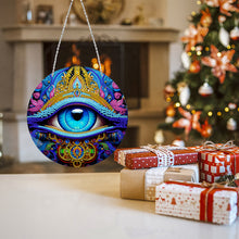 Load image into Gallery viewer, Suncatcher Double Sided Special Shape Crystal Painting Ornaments Pumpkin Monster
