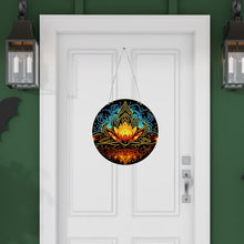 Load image into Gallery viewer, Suncatcher Double Sided Special Shape Crystal Painting Ornaments Lotus Power
