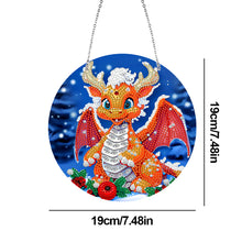 Load image into Gallery viewer, Suncatcher Double Sided Special Shape Crystal Painting Ornaments Pumpkin Monster
