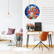 Load image into Gallery viewer, Suncatcher Double Sided Special Shape Crystal Painting Ornaments Pumpkin Monster
