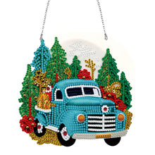 Load image into Gallery viewer, Suncatcher Double Sided Special Shape Crystal Painting Ornaments Pumpkin Monster
