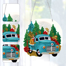 Load image into Gallery viewer, Suncatcher Double Sided Special Shape Crystal Painting Ornaments Pumpkin Monster
