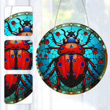 Load image into Gallery viewer, Suncatcher Double Sided Special Shape Crystal Painting Ornaments Pumpkin Monster
