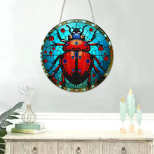 Load image into Gallery viewer, Suncatcher Double Sided Special Shape Crystal Painting Ornaments Pumpkin Monster
