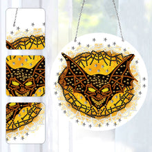 Load image into Gallery viewer, Suncatcher Double Sided Special Shape Crystal Painting Ornaments Pumpkin Monster
