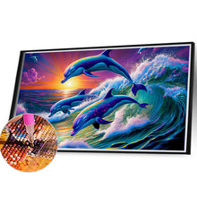 Load image into Gallery viewer, Diamond Painting - Full Square - dolphin (40*30CM)
