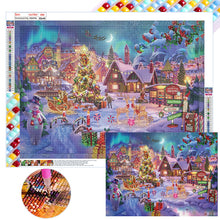 Load image into Gallery viewer, Diamond Painting - Full Square - Christmas snow scene (60*45CM)
