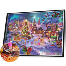 Load image into Gallery viewer, Diamond Painting - Full Square - Christmas snow scene (60*45CM)
