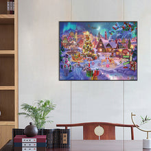 Load image into Gallery viewer, Diamond Painting - Full Square - Christmas snow scene (60*45CM)
