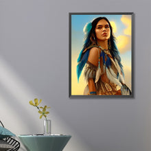 Load image into Gallery viewer, Diamond Painting - Full Square - indian woman (45*60CM)
