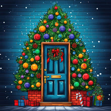 Load image into Gallery viewer, Diamond Painting - Full Round - Christmas tree (30*30CM)
