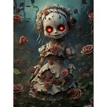 Load image into Gallery viewer, Diamond Painting - Full Round - halloween skull doll (30*40CM)
