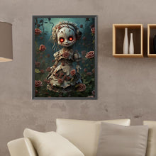 Load image into Gallery viewer, Diamond Painting - Full Round - halloween skull doll (30*40CM)
