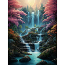 Load image into Gallery viewer, Diamond Painting - Full Round - waterfall view (30*40CM)
