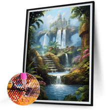Load image into Gallery viewer, Diamond Painting - Full Round - waterfall view (30*40CM)
