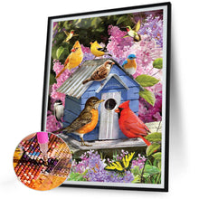 Load image into Gallery viewer, Diamond Painting - Full Round - cardinal bluebird (30*40CM)
