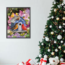 Load image into Gallery viewer, Diamond Painting - Full Round - cardinal bluebird (30*40CM)
