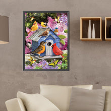 Load image into Gallery viewer, Diamond Painting - Full Round - cardinal bluebird (30*40CM)
