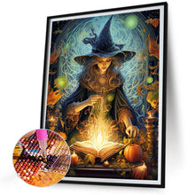 Load image into Gallery viewer, Diamond Painting - Full Round - halloween witch (30*40CM)
